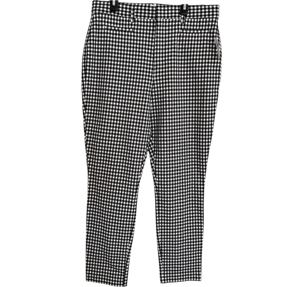 Gap Checked Straight Leg Pants